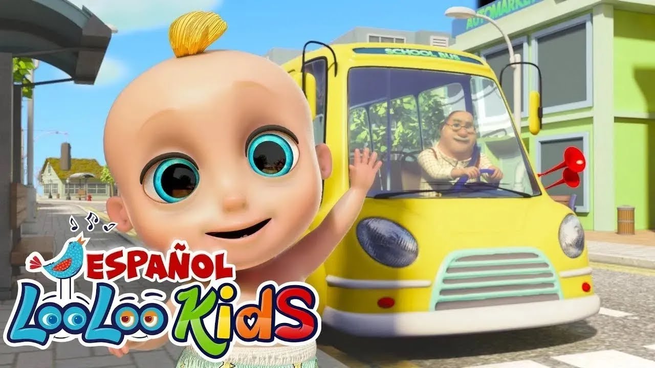 Las Ruedas del Autobús +  Huevos Sorpresa Las Ruedas del Autobús🦈 Canciones Infantiles LooLoo Kids