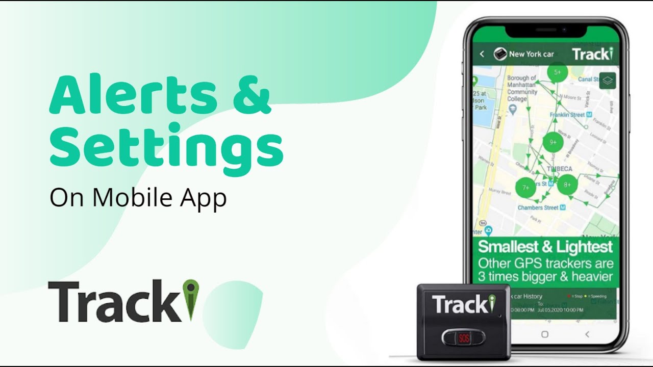 Tracki -  Settings and Alerts