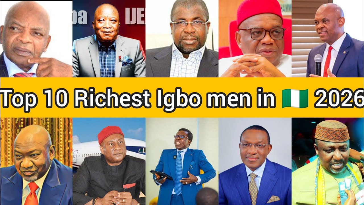 Top 10 Richest Igbo men in Nigeria 2026,their networths and personalities 