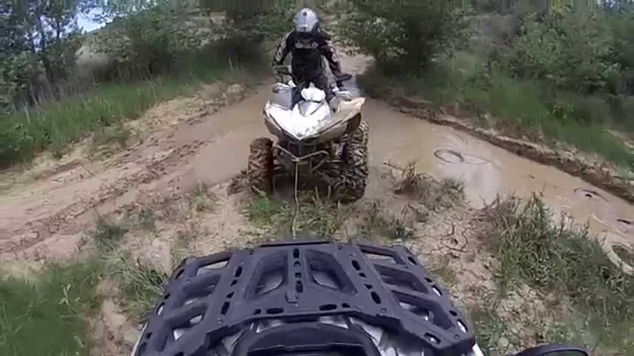1 &egrave;re utilisation du treuil Outlander 1000xt G2