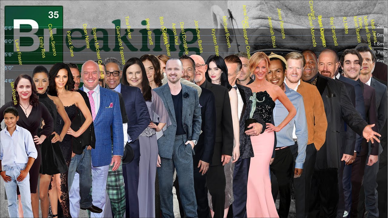 Breaking Bad Cast Height Comparison 2021