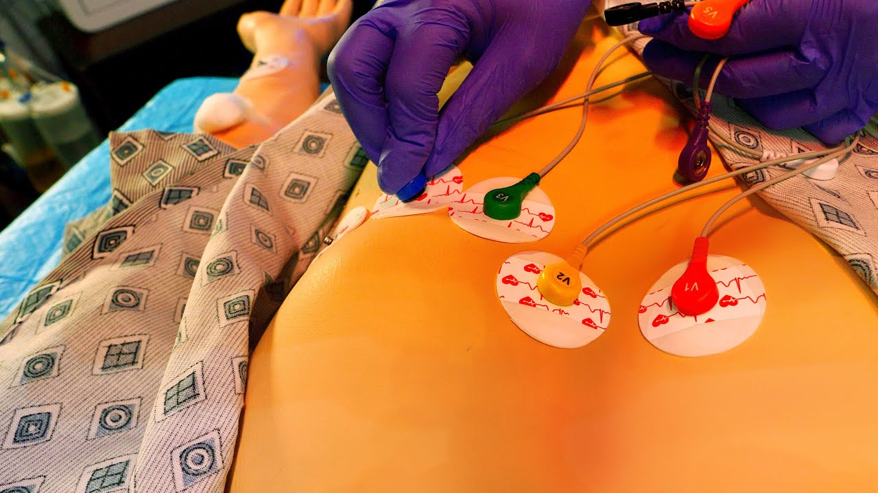 ASMR Hospital ER Chest Pain | EKG | Medical Role Play