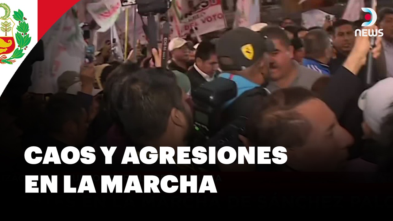 Tensi&oacute;n en Per&uacute;: agresiones a la prensa durante marcha de Juntos por el Per&uacute; | DNews