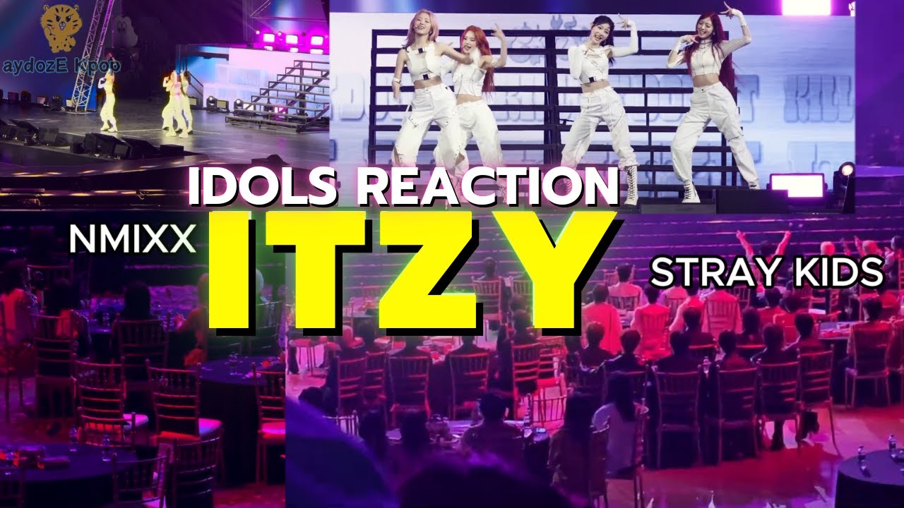 STRAY KIDS NMIXX REACTION ITZY AAA 2023 CAKE