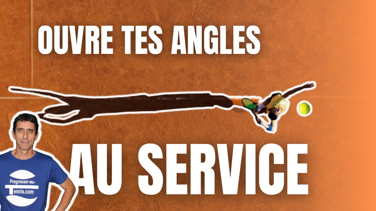 Placement DÉCALÉ au SERVICE / Minute-tennis-Conseil / Progresser au tennis