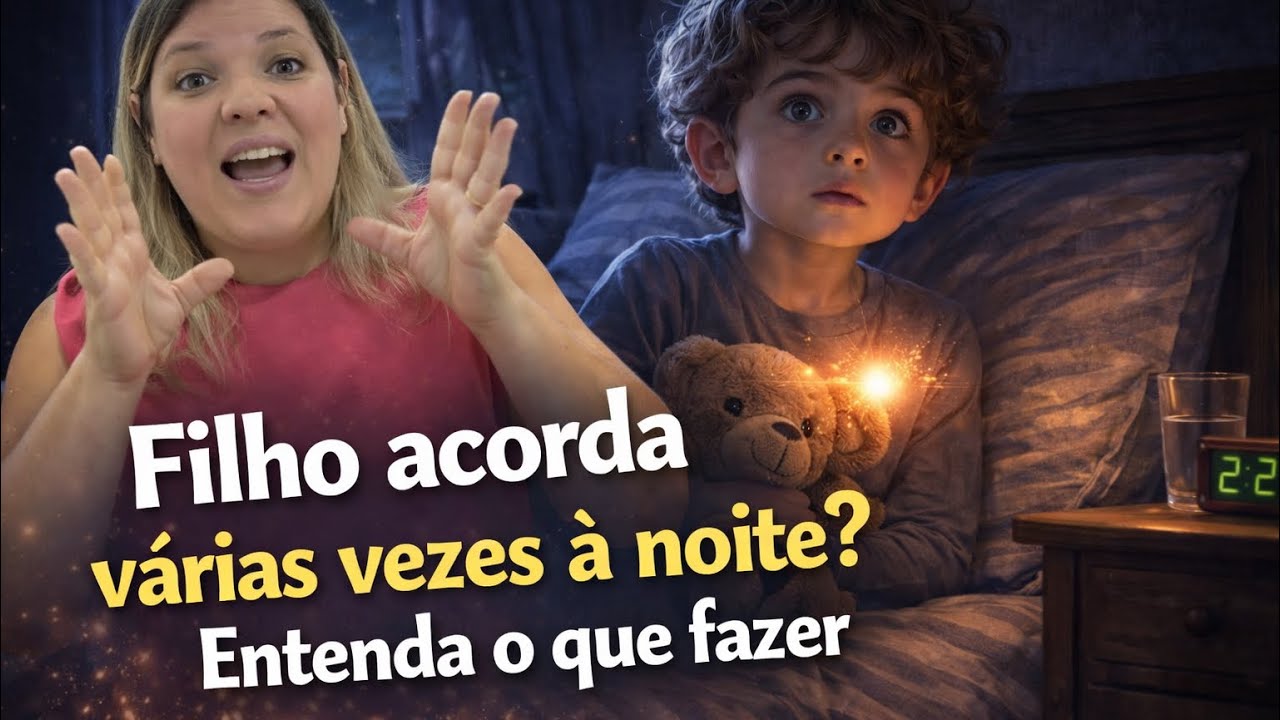 Filho acorda várias vezes à noite? Entenda o que fazer