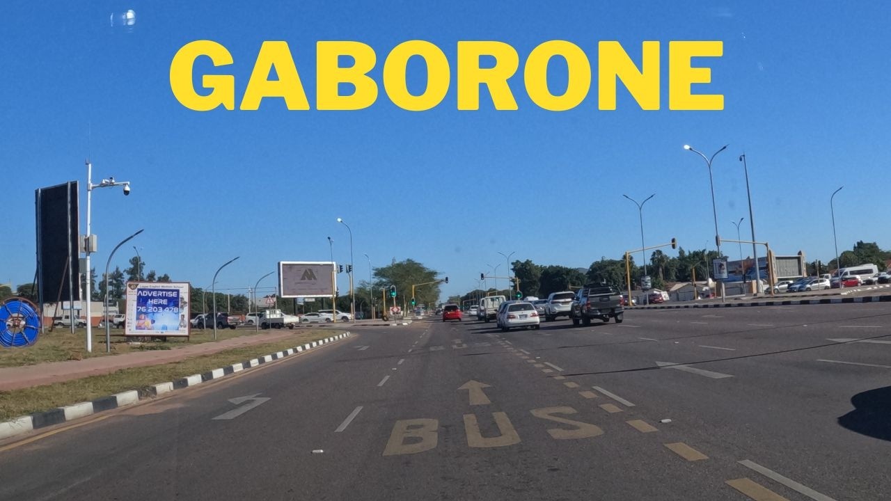 Gaborone - Driving down New Lobatse Road - Botswana 🇧🇼