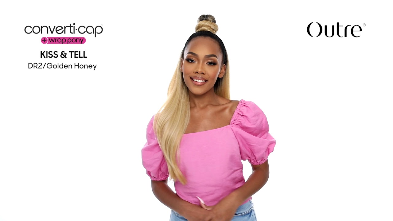 Outre Converti-Cap + Wrap Pony - Kiss & Tell