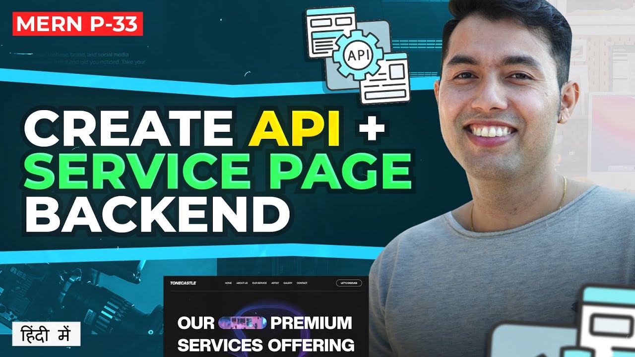 #33: Building Service Page Backend - Schema, Model, Route, and Controller | MERN Series
