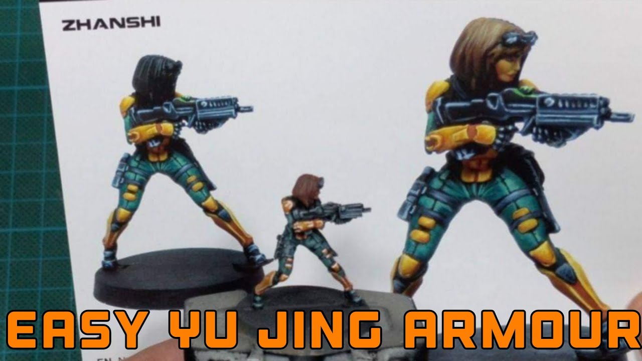 Painting Yu Jing Armor using Vallejo paint set makes it so easy!