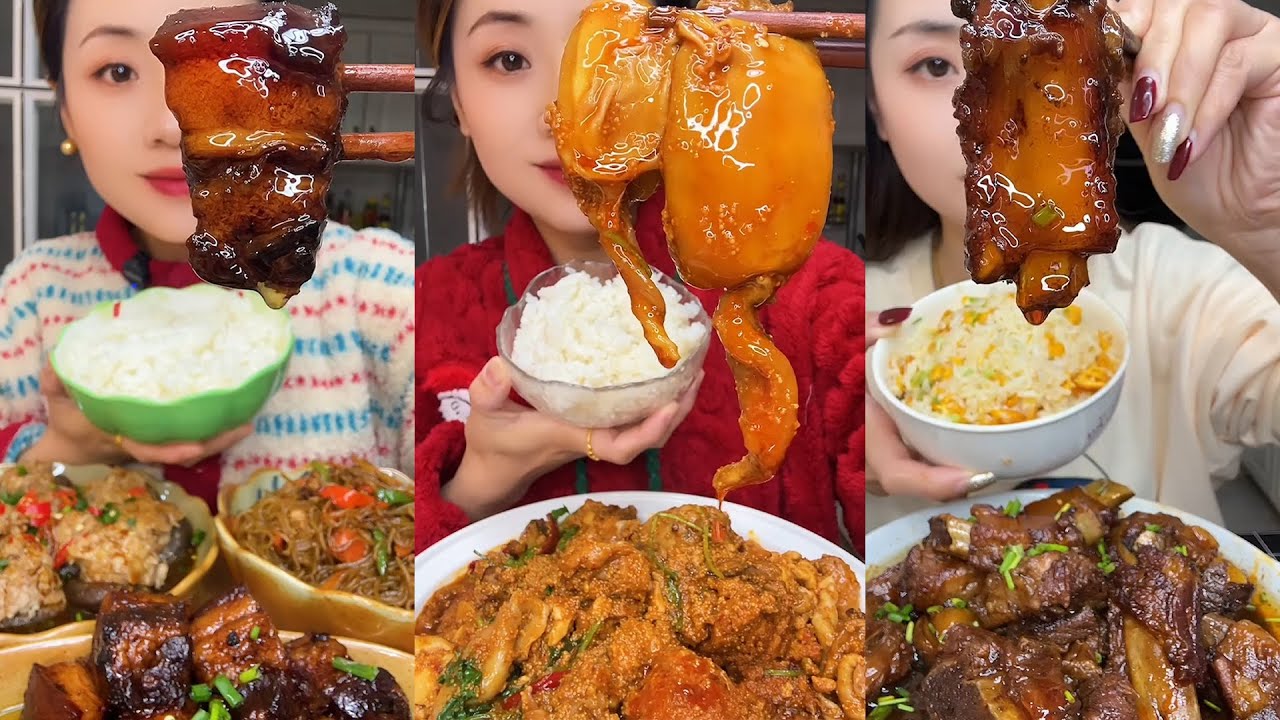 Mukbang Daging Mengkilap & Nasi Putih — Simple Tapi Nikmat