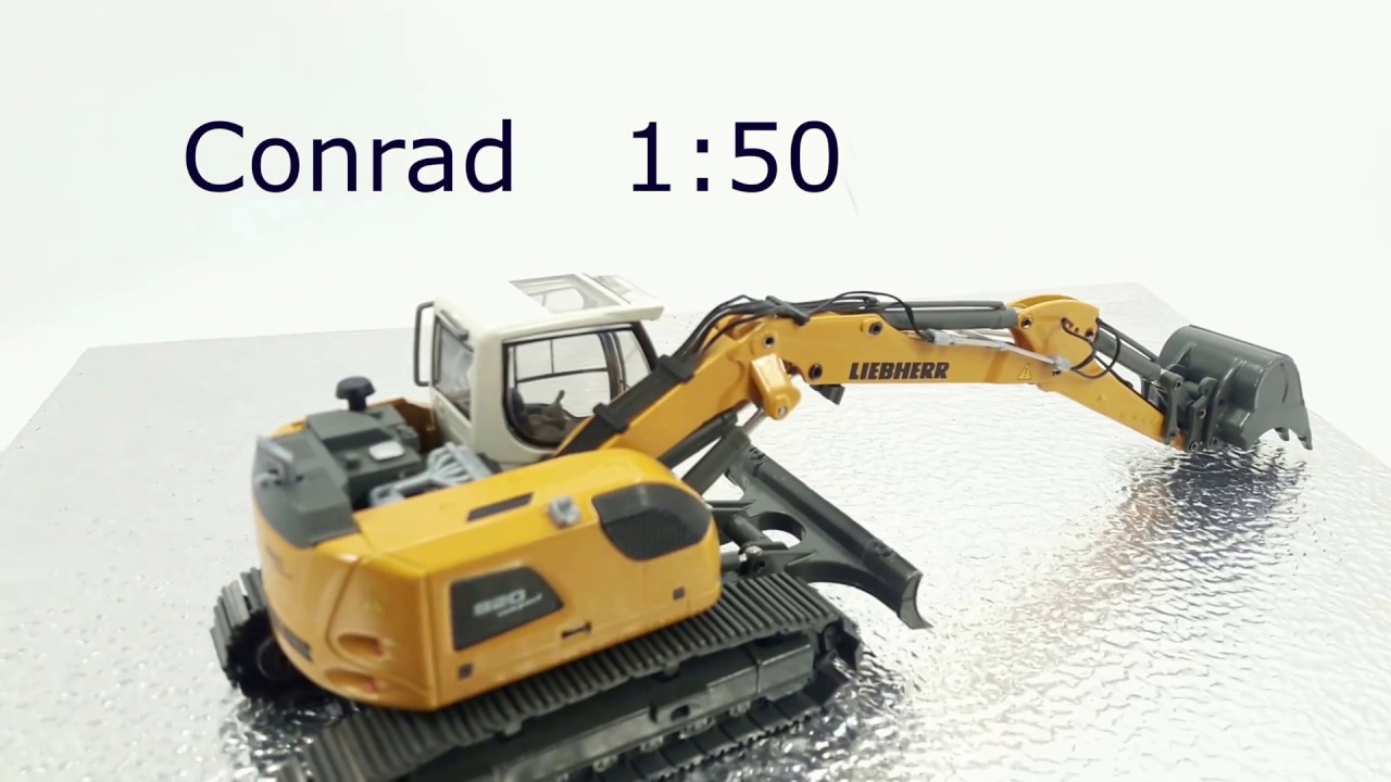 Conrad 2209 Liebherr R 920 Compact mit Verstellausleger world-of-modells