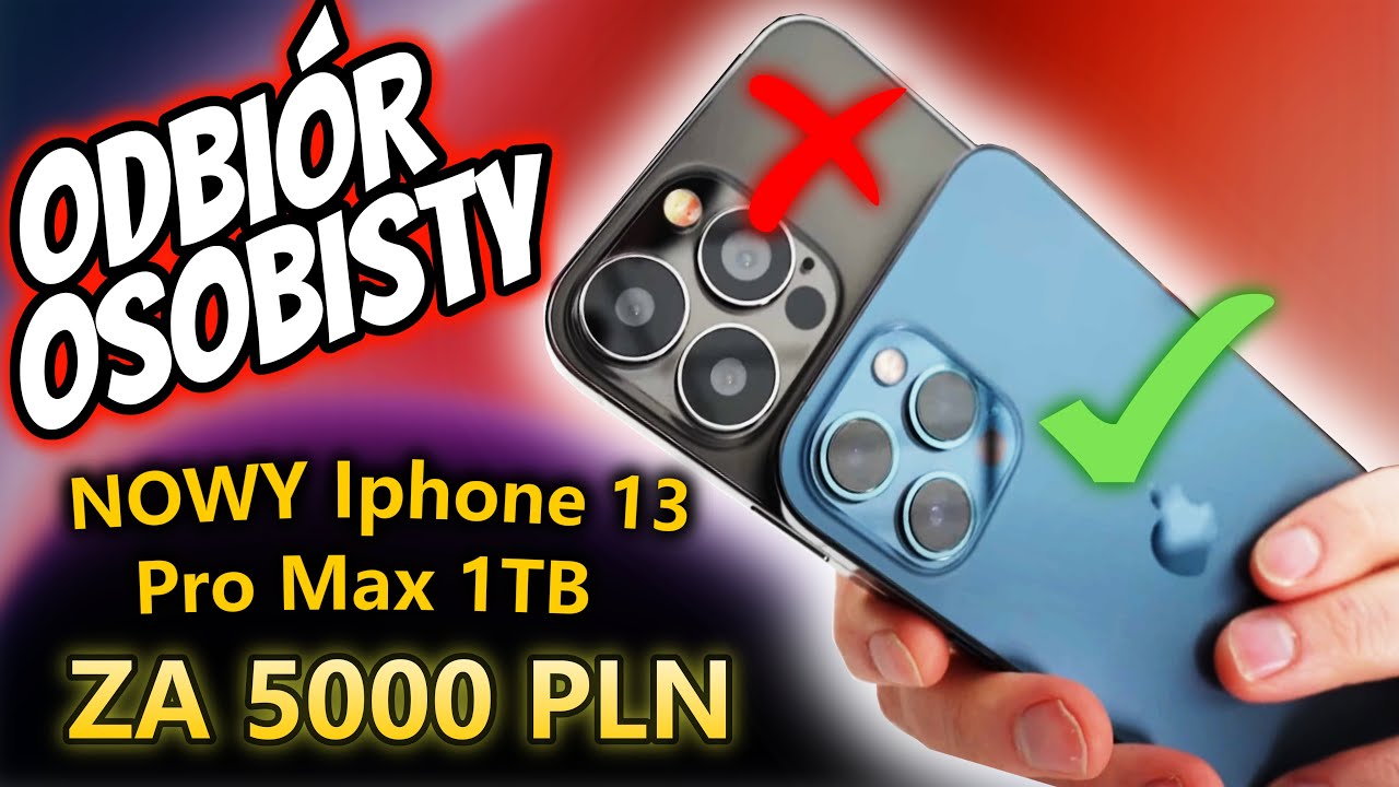 OJCIEC WKOPAŁ SYNA? - NOWY IPHONE 13 Pro Max 1TB za 5000 PLN z OLX - OSZUSTWO - odbi&oacute;r osobisty