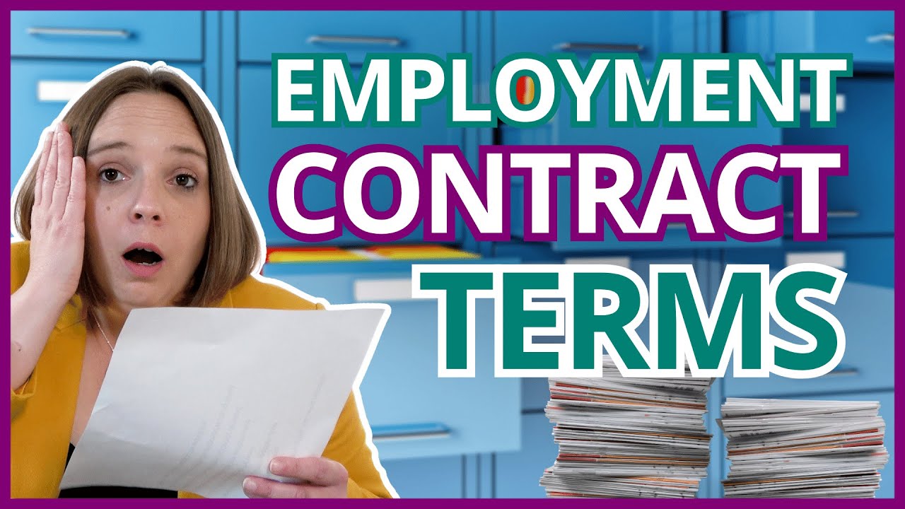 Employment Contracts: The Terms You NEED To Understand