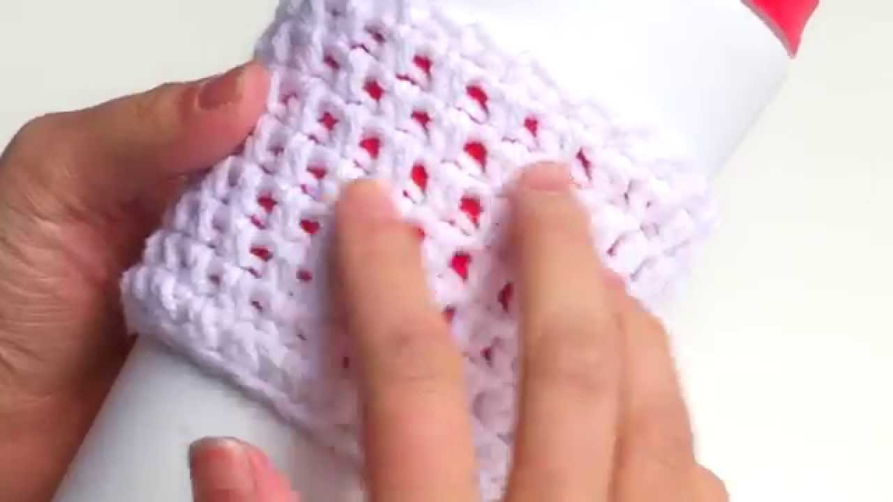 How to Crochet a Cup Cozy Cover for Travel Mug
