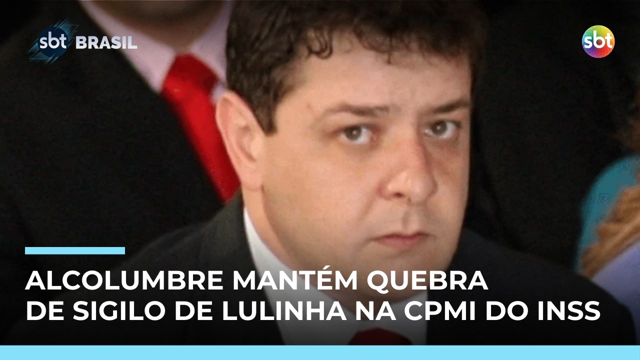 Alcolumbre mantém quebra de sigilo de Lulinha, aprovada na CPMI do INSS | #SBTBrasil