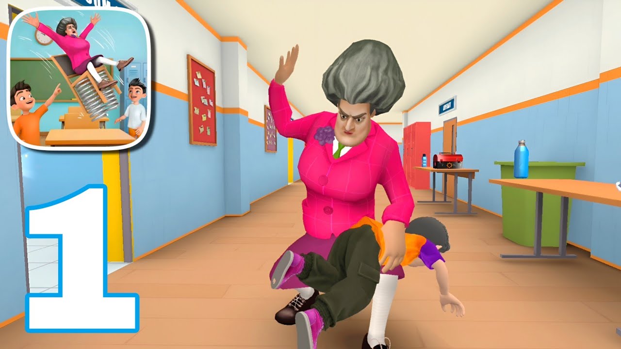 Prank Chaos: Teacher Trouble Gameplay Walkthrough Part 1 || Miss T in Trouble 