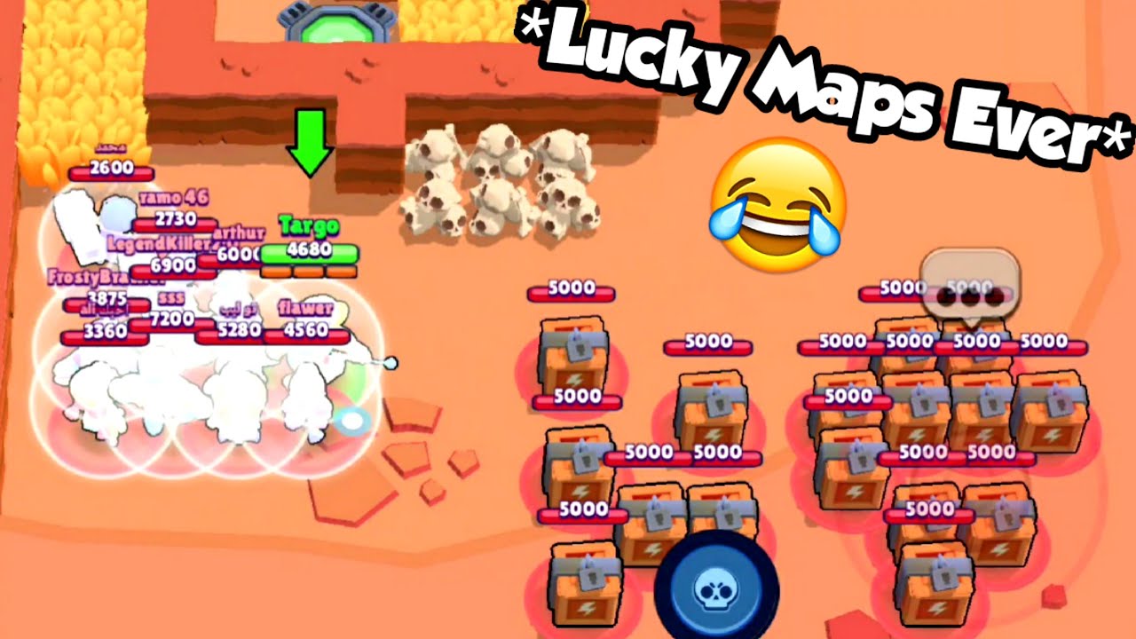 Lucky & Best Maps Ever #BrawlStars