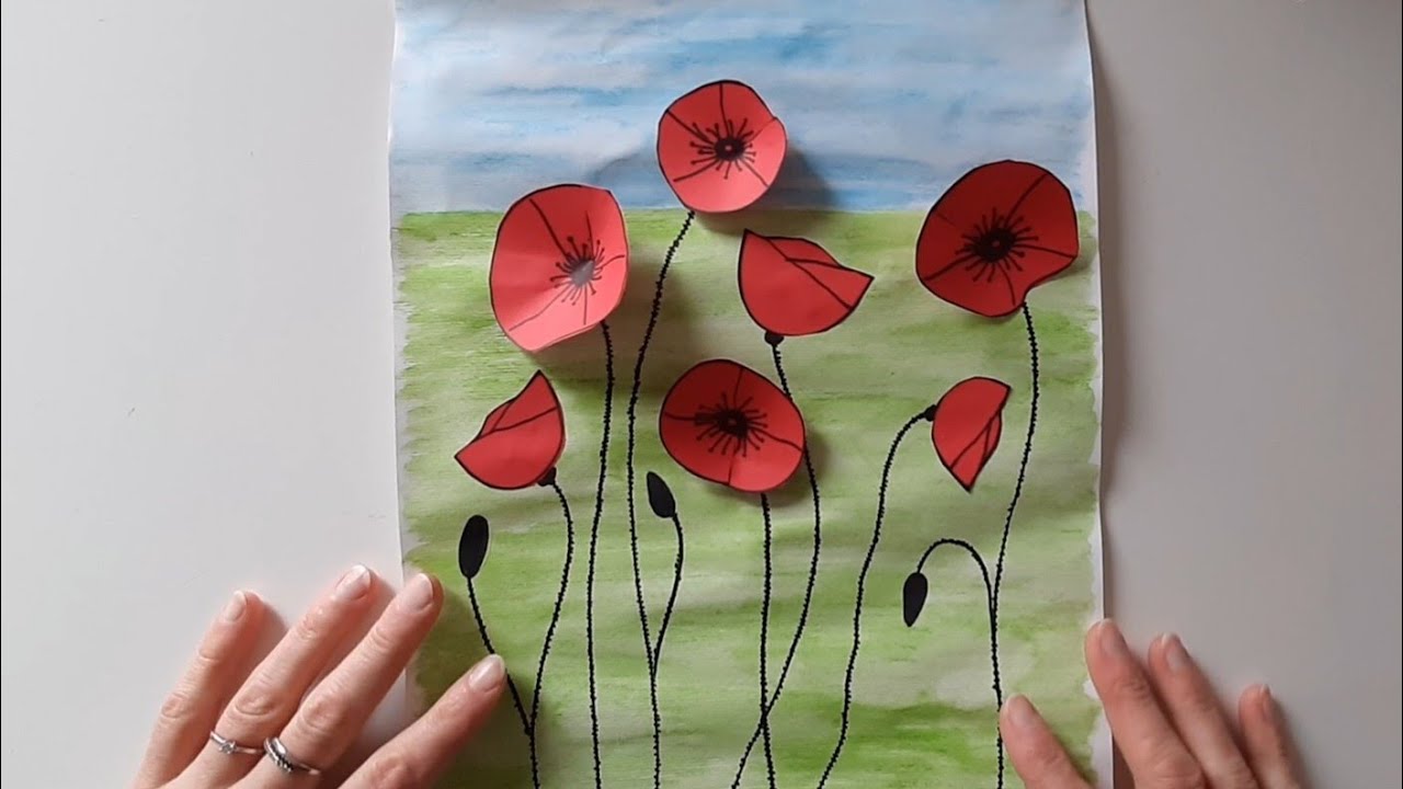 Papaveri e matite acquerellabili #poppies#watercolorpencil