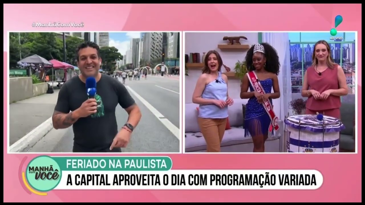 Link ao vivo de um feriado na avenida Paulista. 