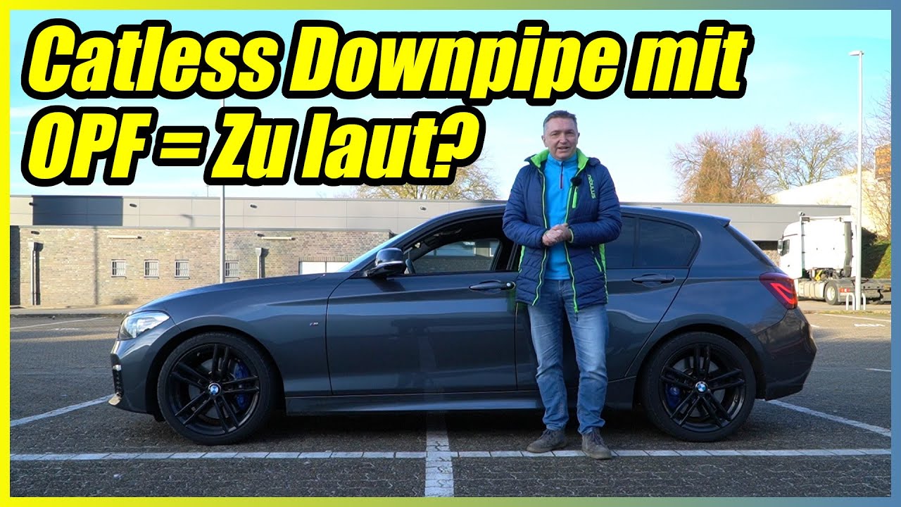 BMW M140i OPF Catless Downpipe - Soundcheck db Messung B58