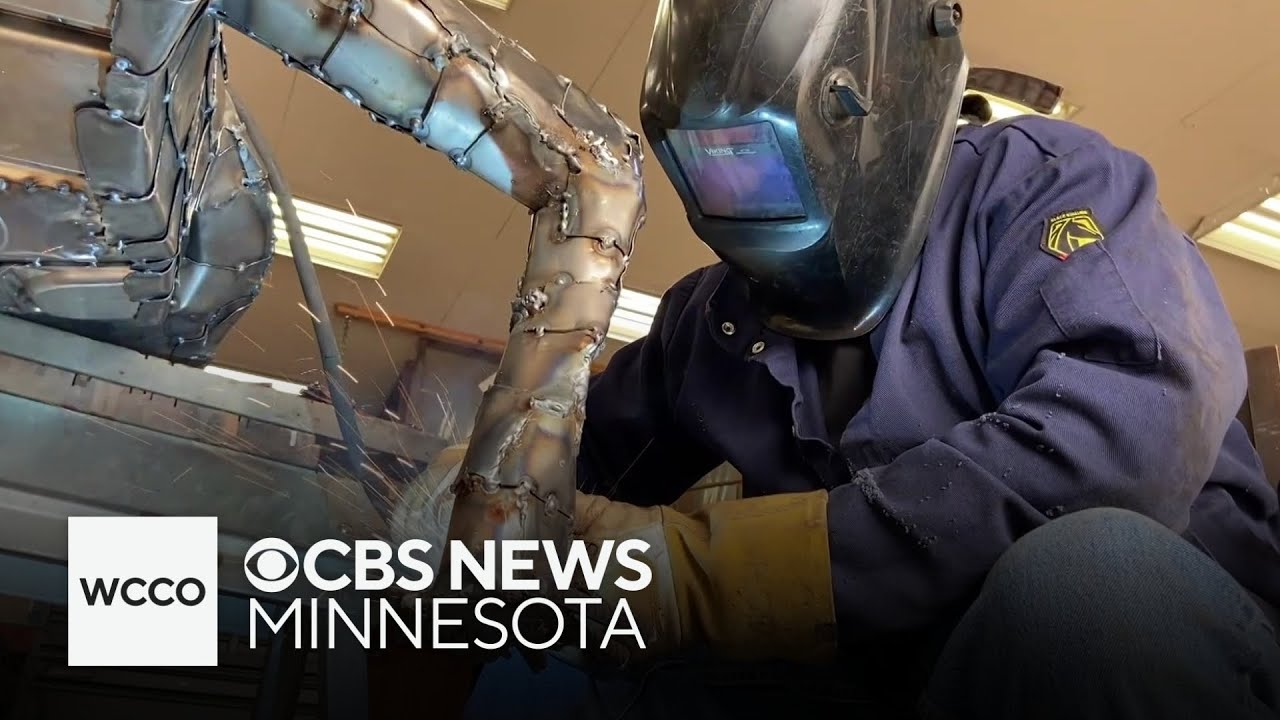 See this Minnesota man's unique sculptures made out of forgotten metal