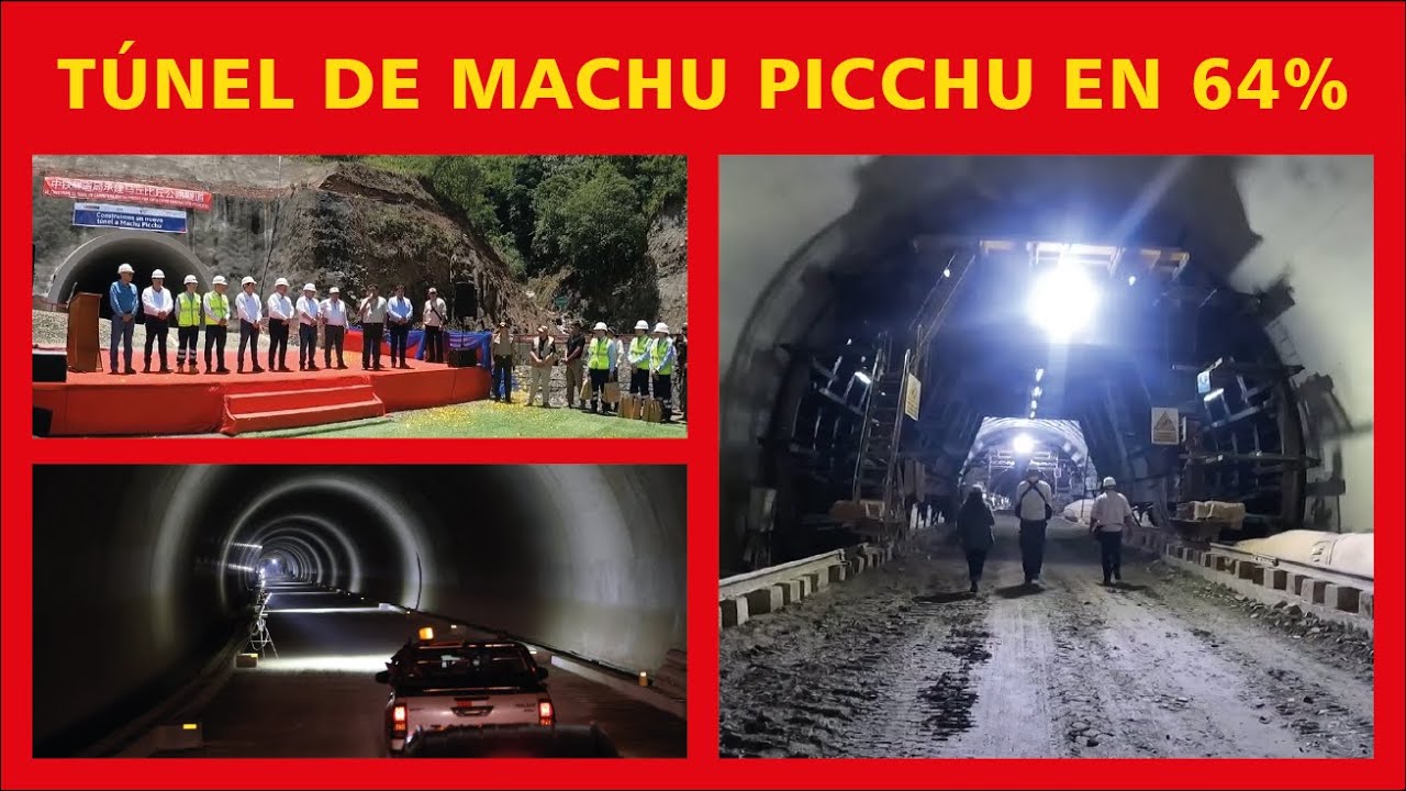 Túnel de Machu Picchu en 64%