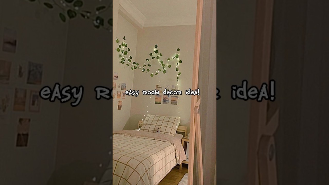 Easy diy room decor #aesthetic #cutecraft #diyroomdecor #youtubeshorts