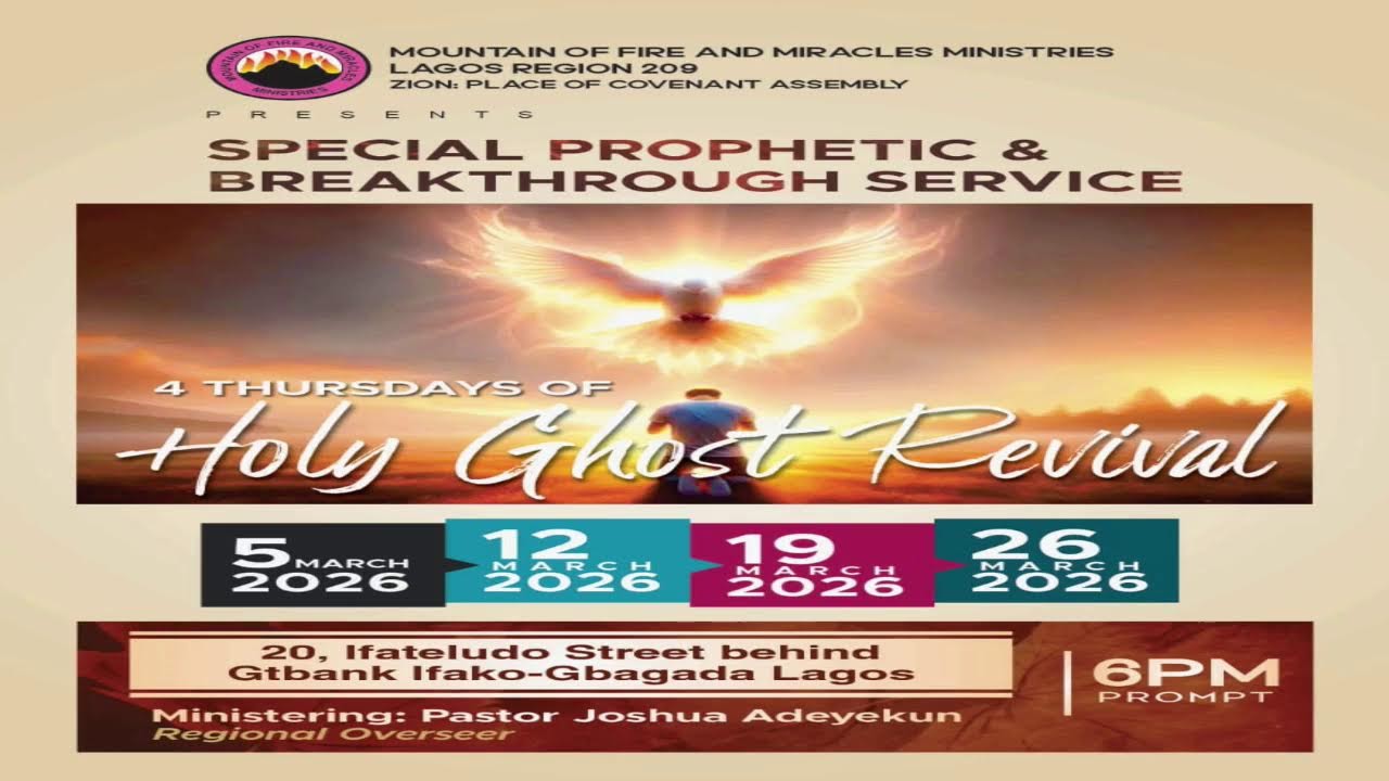 TESTIMONY & THANKSGIVING SUNDAY || LAGOS REGION 209  (01 || 03 || 2026)