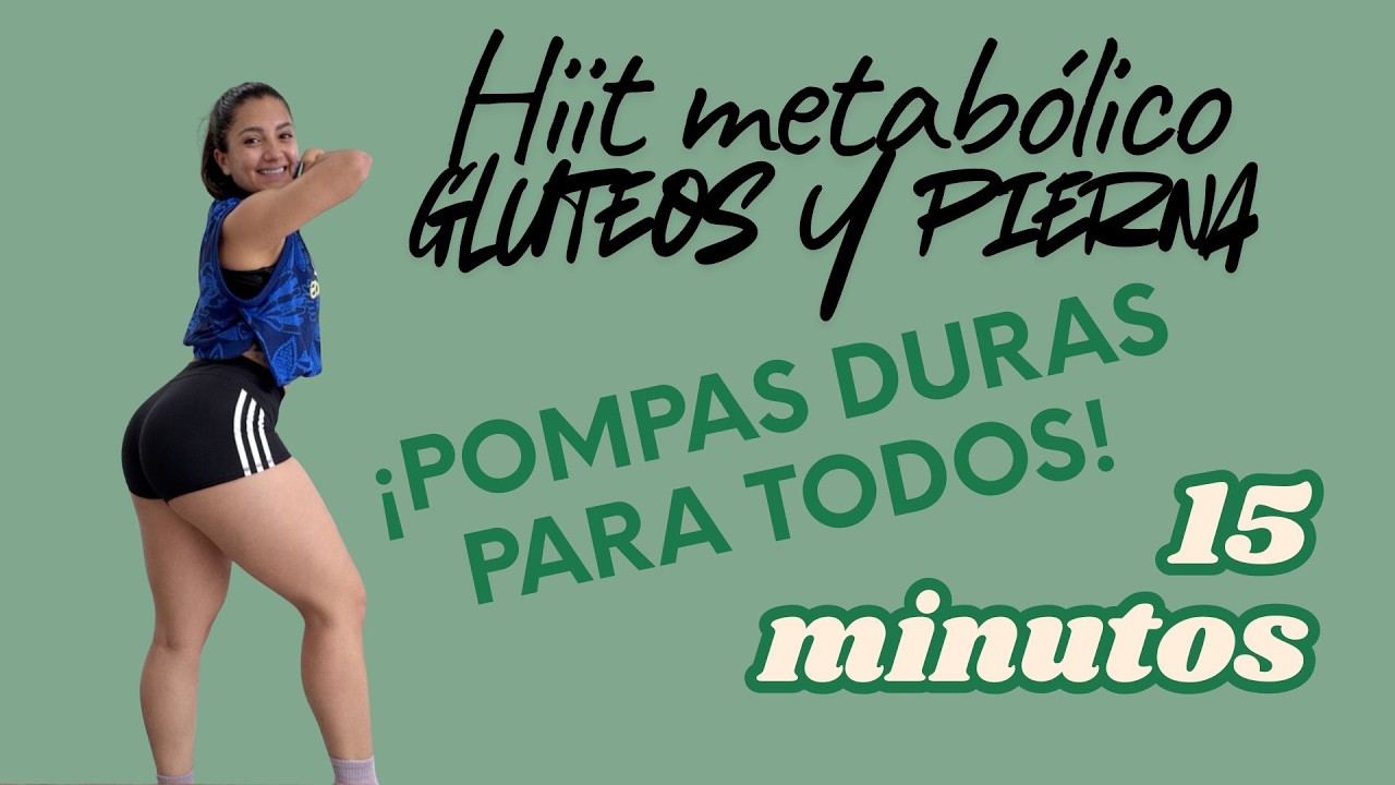 HIIT de PIERNAS 10 MIN SIN EQUIPO | Metabólico Explosivo al Ritmo de Bad Bunny 🐰