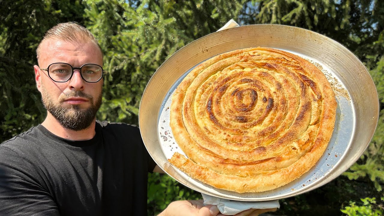Традиционный боснийский сырный пирог. Еда наших ПРЕДКОВ!