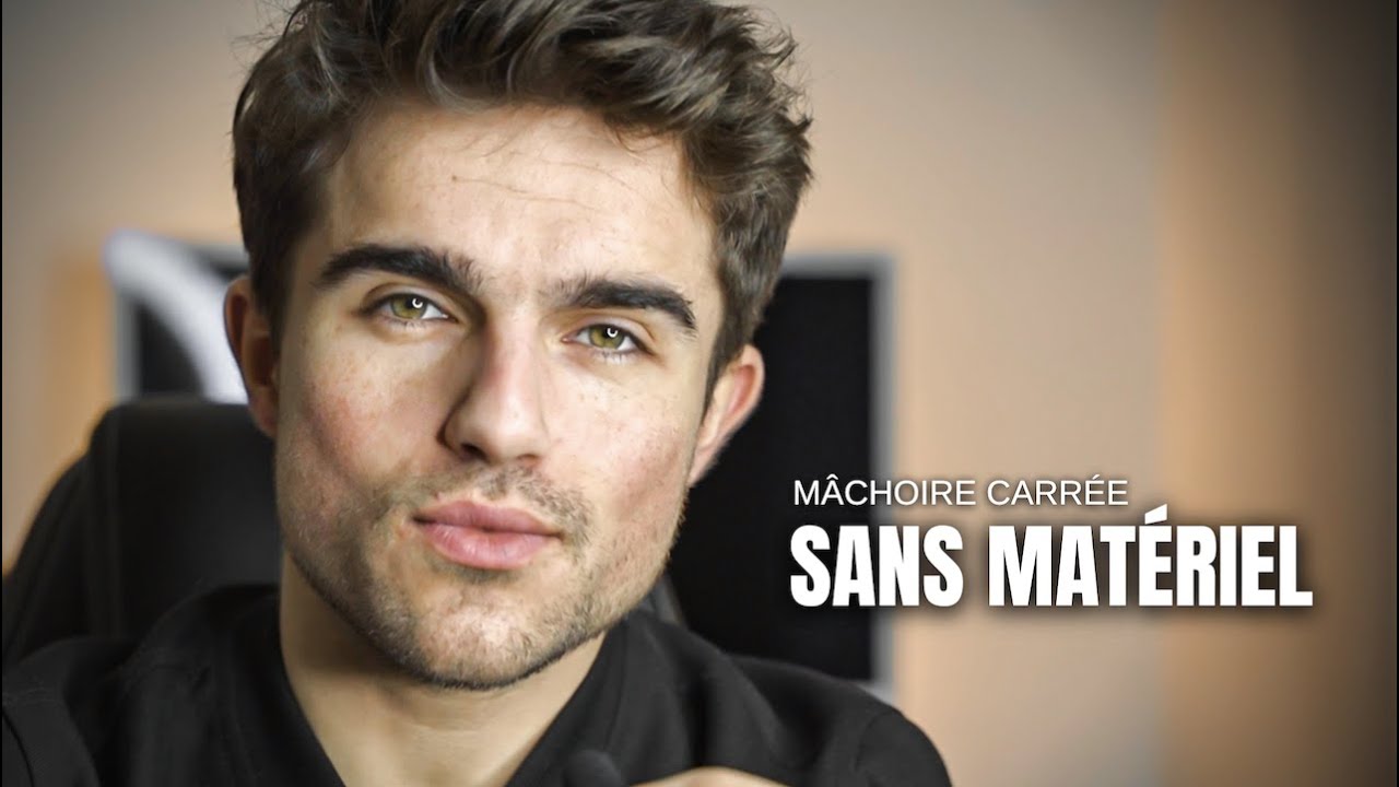 COMMENT MUSCLER SA MÂCHOIRE SANS MATÉRIEL ? ✅