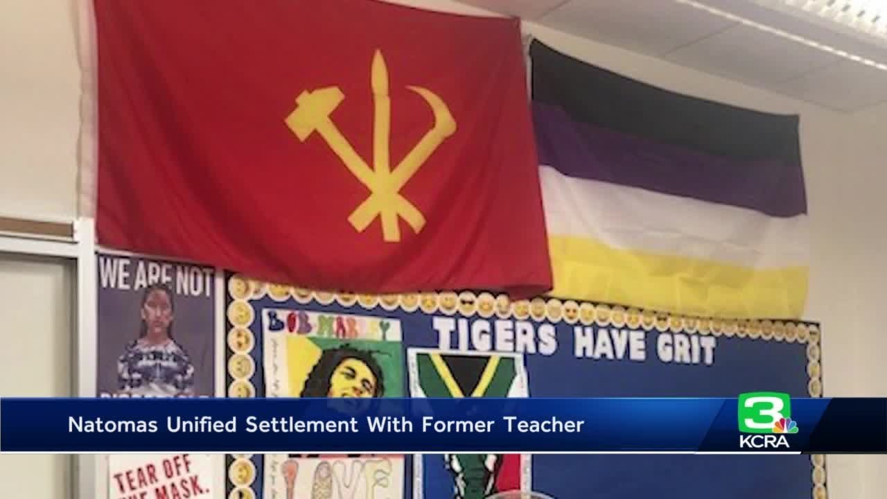 Sacramento teacher recorded pledging allegiance to Antifa given 3 years' pay to resign