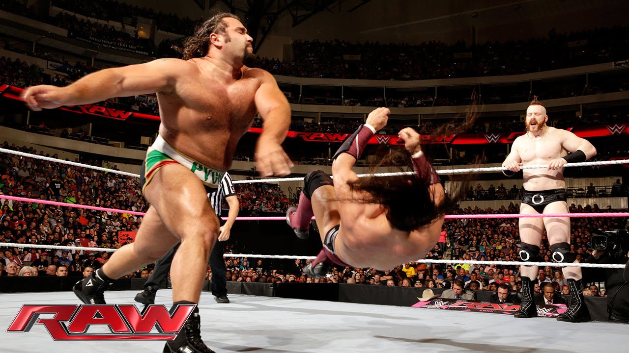 Dolph Ziggler, Cesaro & Neville  vs. Rusev, Sheamus & King Barrett: Raw, October 19, 2015