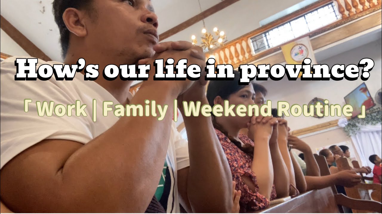 How’s our life in province? | Work | Family | Weekend Routine | Cooking Sinigang na Bangus