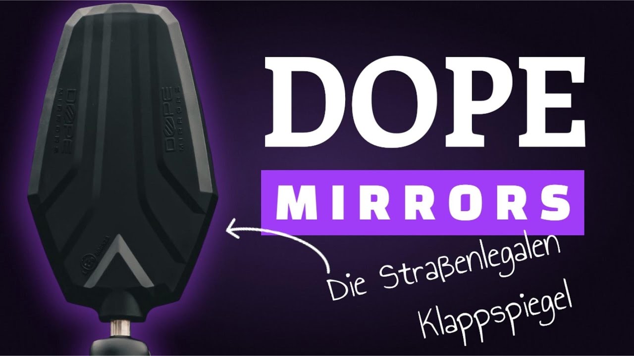 DOPE MIRRORS Produktvorstellung: Legale Klappspiegel mit E-Prüfzeichen vs. Doubletake Mirror