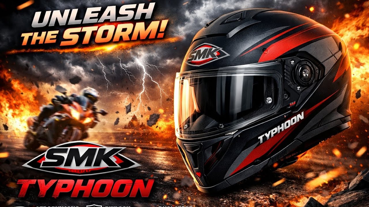 Unboxing of SMK typhoon healmate 