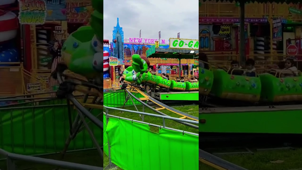 Go Gator Funfair Ride #shorts #viralshorts #ytshorts #fyp #themepark #amusementpark