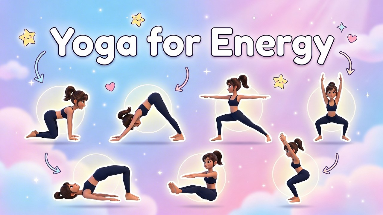 Yoga for Energy | Fun Full Body Flow | Kids Yoga Daily