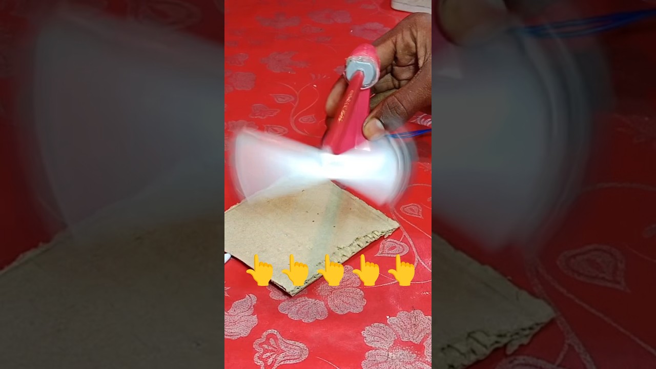 how to make DC trimmer motor👍