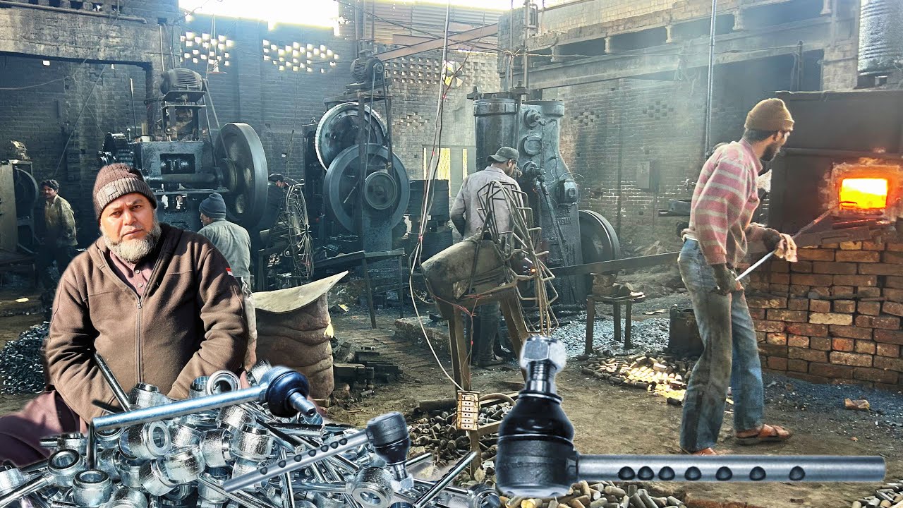 Incredible Manufacturing Process Of Making Tractor Tie Rod End Fits In A Local Factory