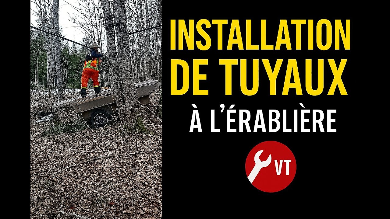 Maple Syrup Tubing Installation – Action Footage in the Sugar Bush