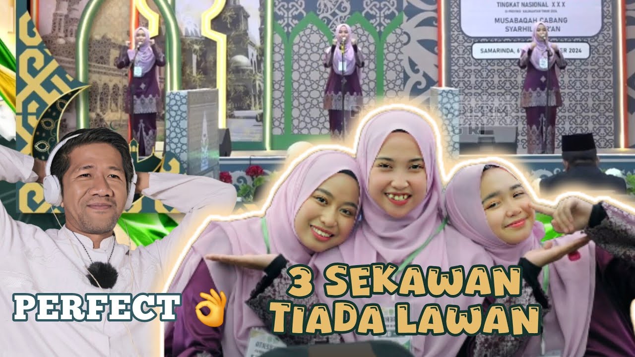 SEBAGUS INI KOK GAK JUARA? REGU SYARHIL QUR'AN DARI RIAU DI MTQ NASIONAL XXX 2024 | VIDEO REACTION