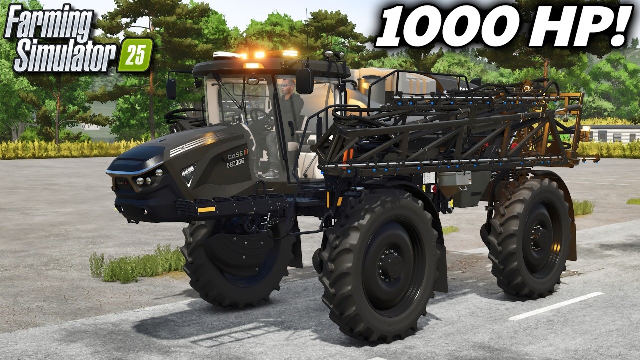 New Mods - 1000HP Case Sprayer, Unrealistic Yarder, & Constructible Mod! | Farming Simulator 25