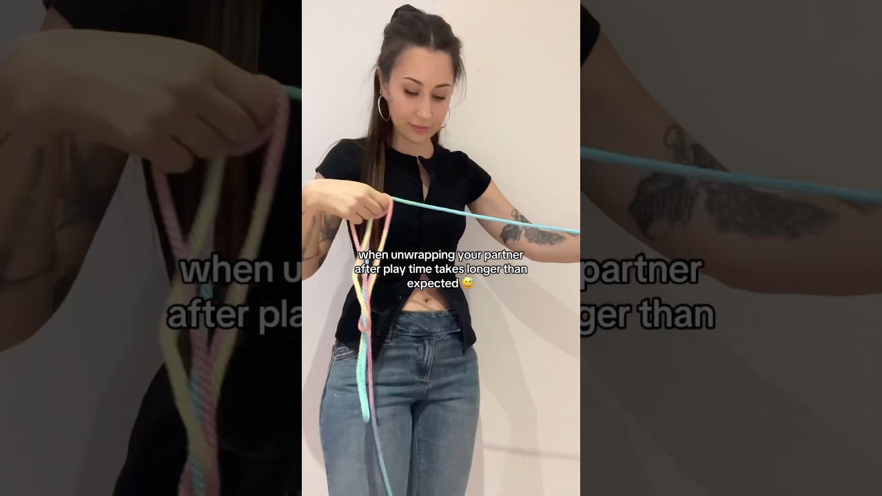 The most stressful part of it all 😅 #shortvideo #funny #shibari #rope #spicyfashion #spicy #art