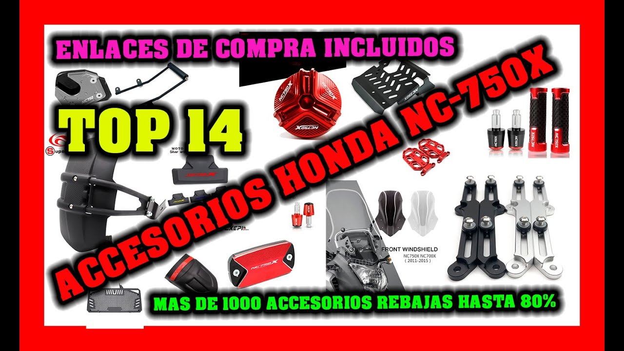 🎁🎁🎁LOS MEJORES ACCESORIOS PARA HONDA NC750X🎁🎁🎁🎁