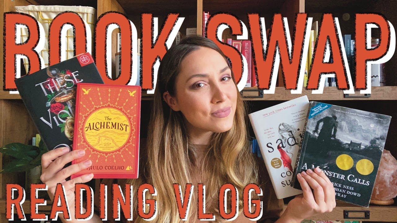 Book Swap Reading Vlog | talkin book swappin' & also wtf is going on with our instagram