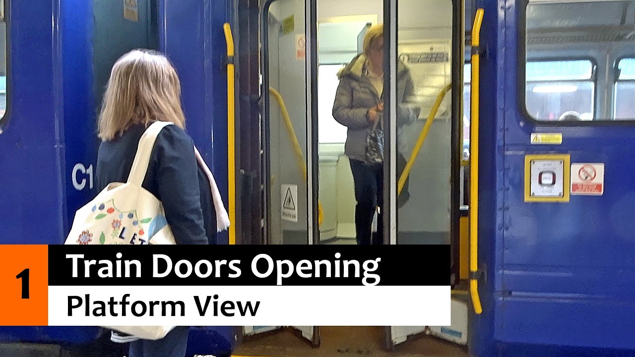 Train Doors Opening-Platform View