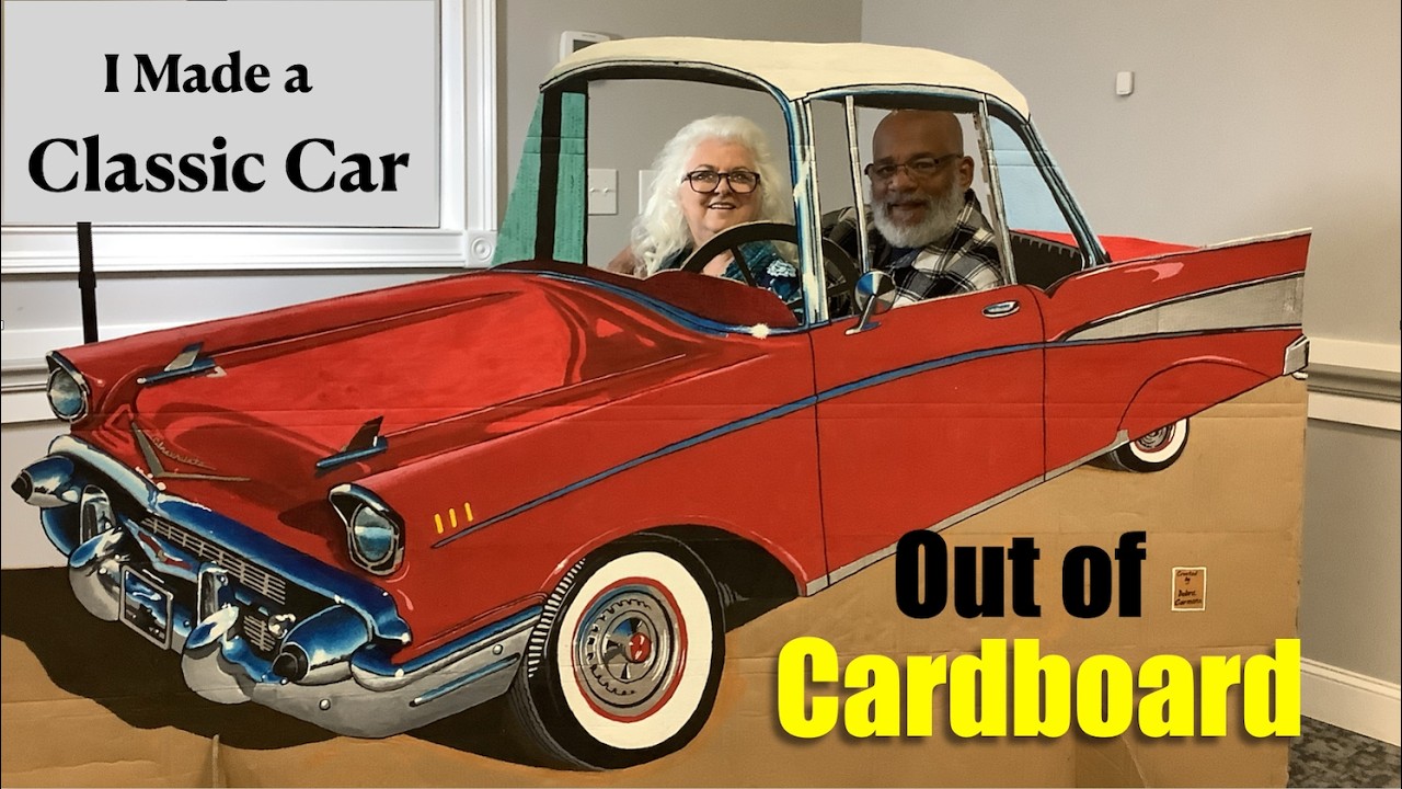 I Made a Classic Car Out of Cardboard