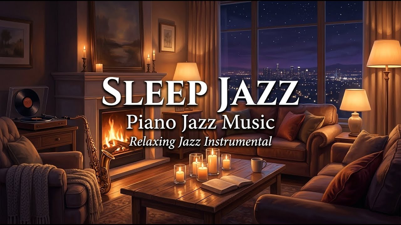 Night Jazz Sleep - Smooth Piano Jazz Instrumental Music for Calm Night and Relax